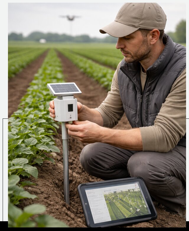 IoT мониторинг сельскохозяйственных полей и контроля в Гулькевичах