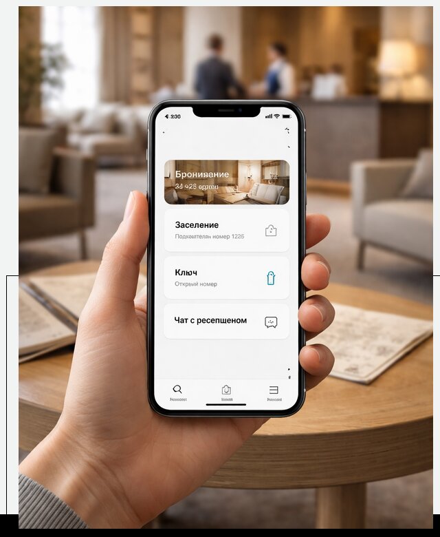 Мобильное приложение для гостей отеля в Гулькевичах, управление сервисом